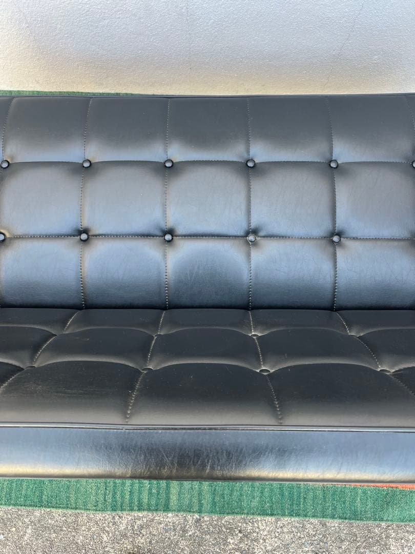 ( ◠‿◠ )　カリモク60　Kチェア2シーター　スタンダードブラック