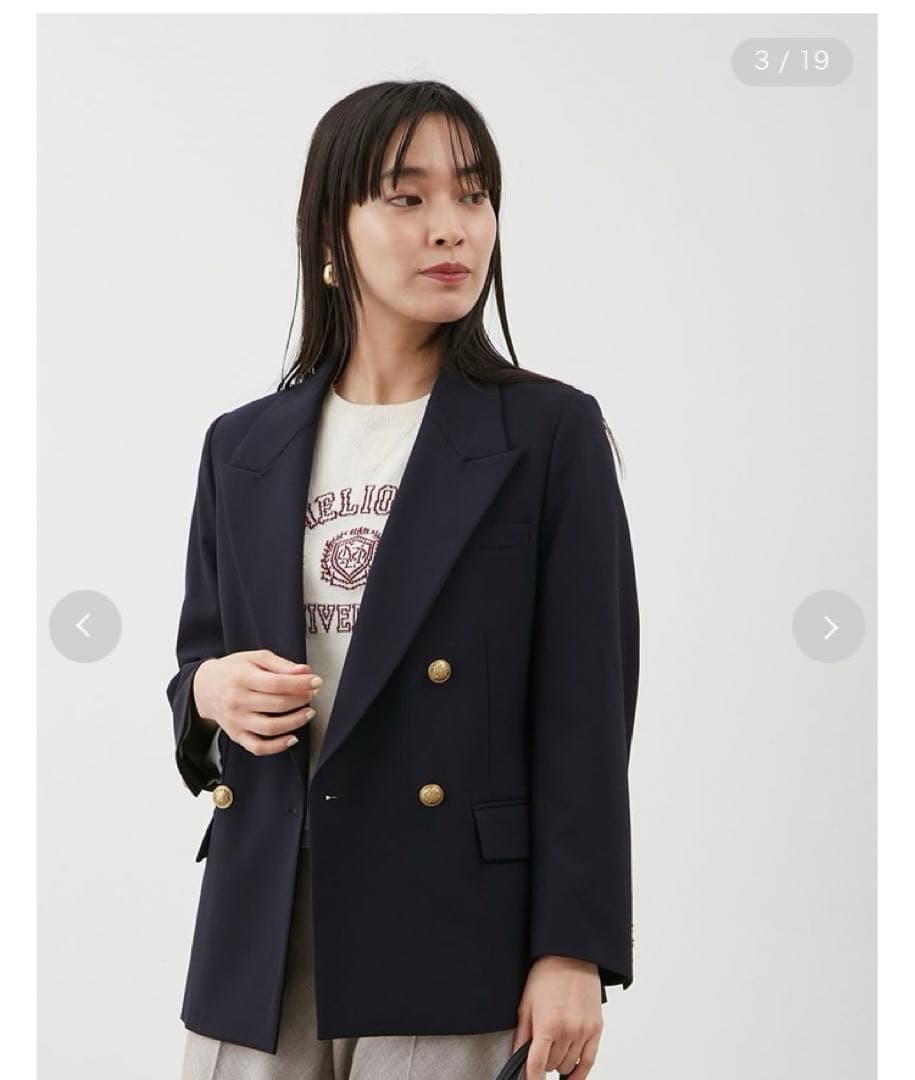 お値下げ中‼︎ 【新品未使用】Mila Owen ダークネイビー テーラード