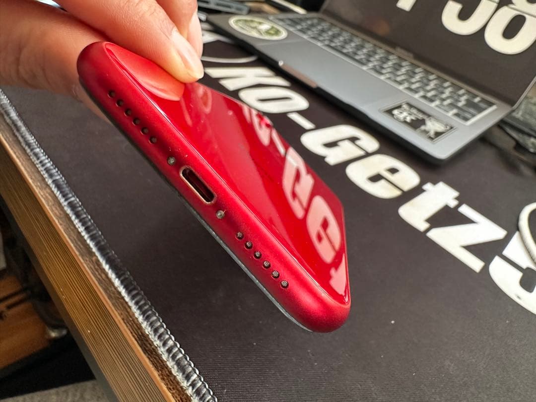 【極美品・バッテリー93%】iPhone XR 128GB レッド SIMフリー