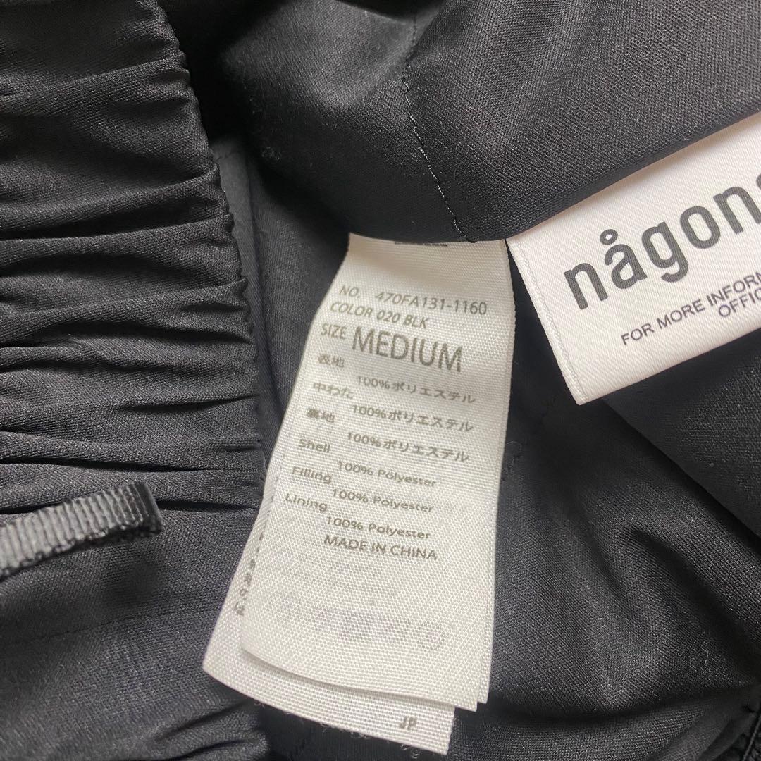 22AW✨ナゴンスタンス　パラシュートパンツ　カジュアルパンツ　ナイロン　黒　M
