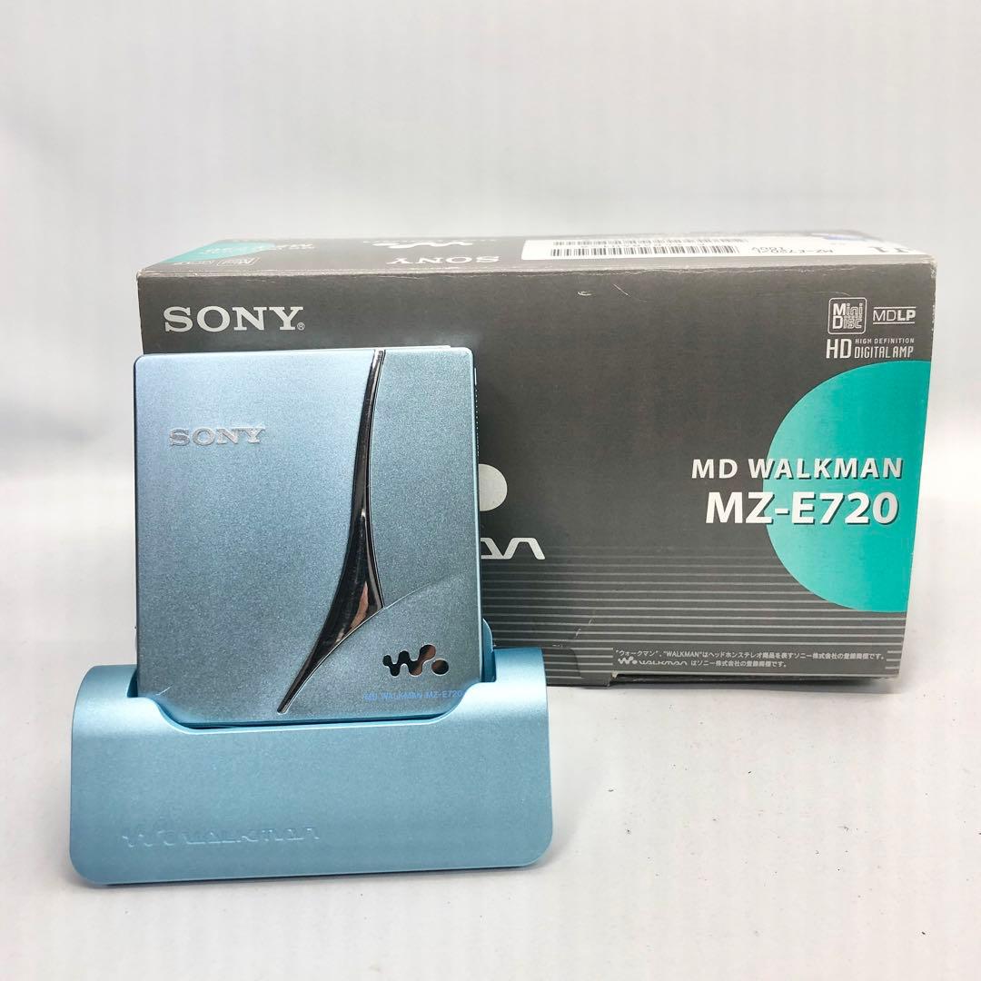 SONY ソニー MZ-E720（L）ブルー ポータブルミニディスクプレーヤー