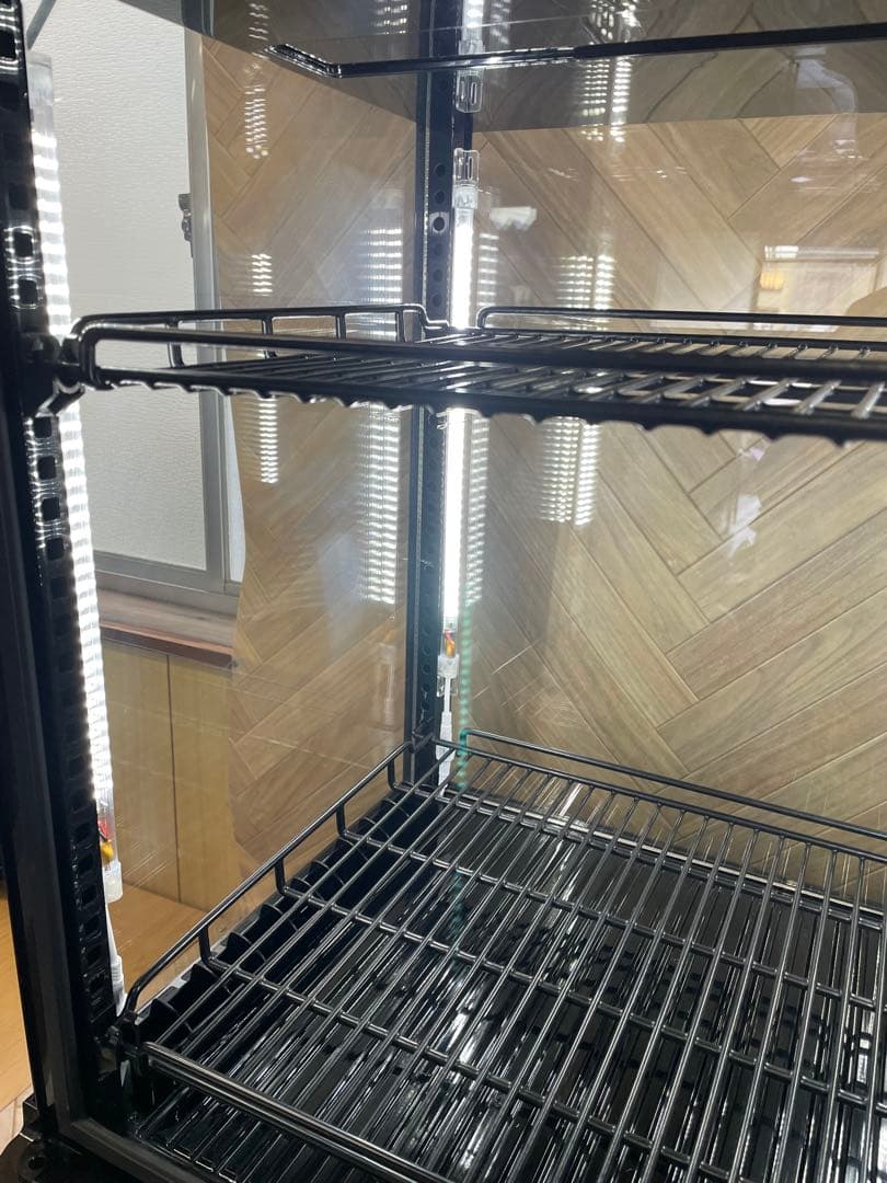 レマコム　4面ガラス冷蔵ショーケース R4G-63SLB 鍵欠