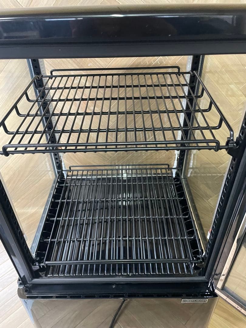 レマコム　4面ガラス冷蔵ショーケース R4G-63SLB 鍵欠