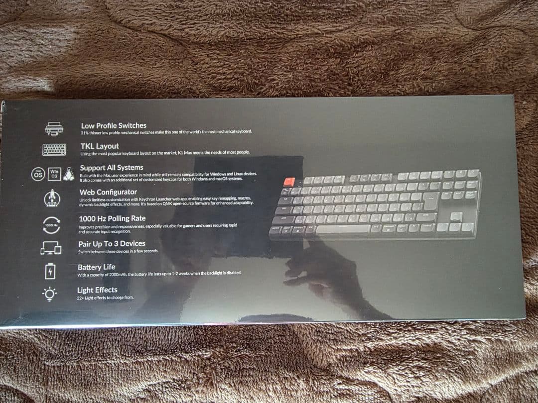 Keychron K1 Max H6Z JIS 静音赤軸 未開封品