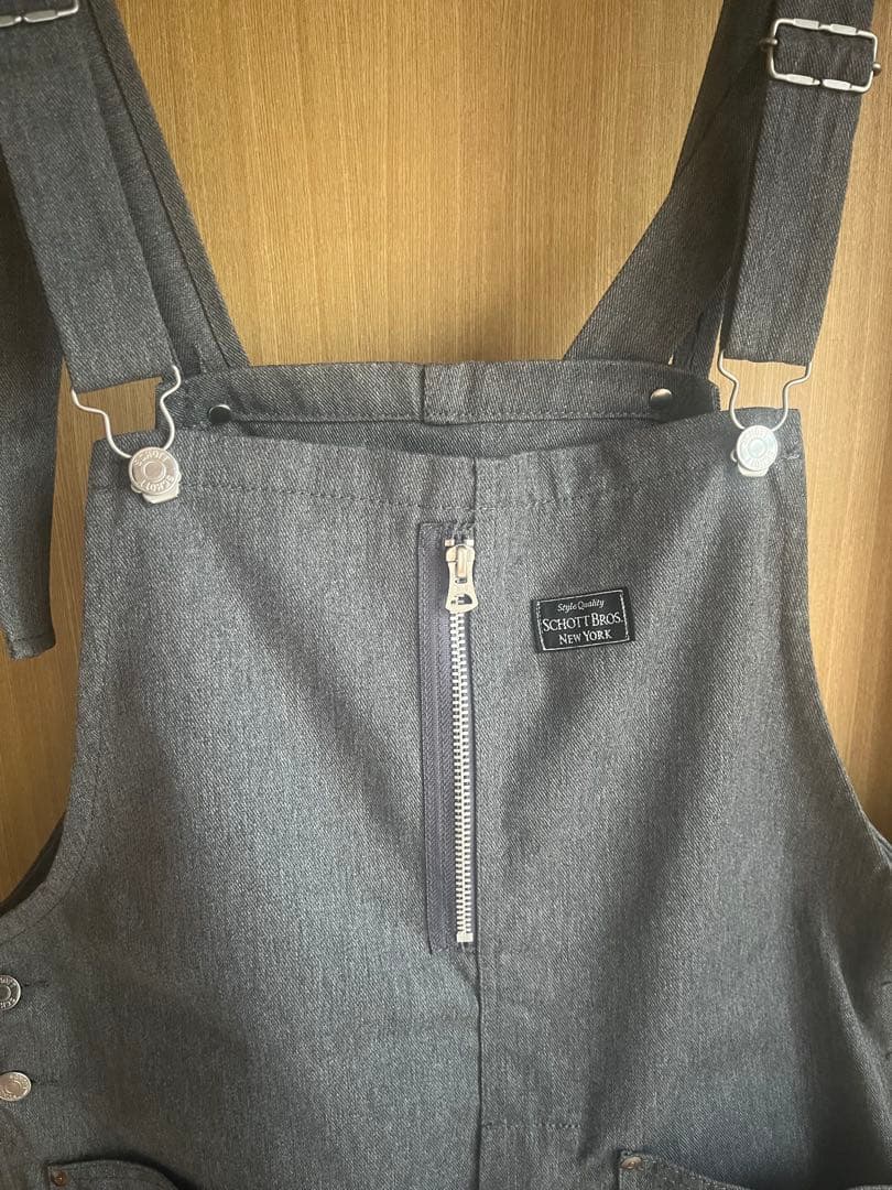 schott オーバーオール XL グレー