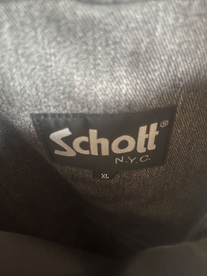 schott オーバーオール XL グレー