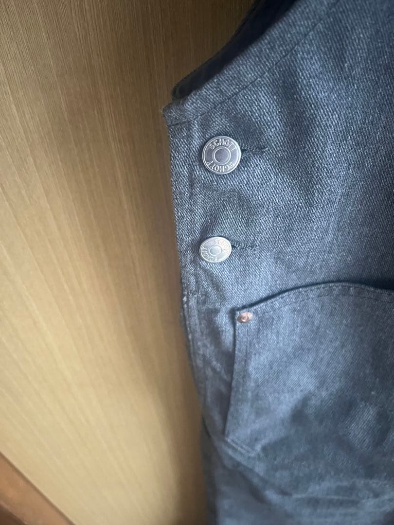 schott オーバーオール XL グレー