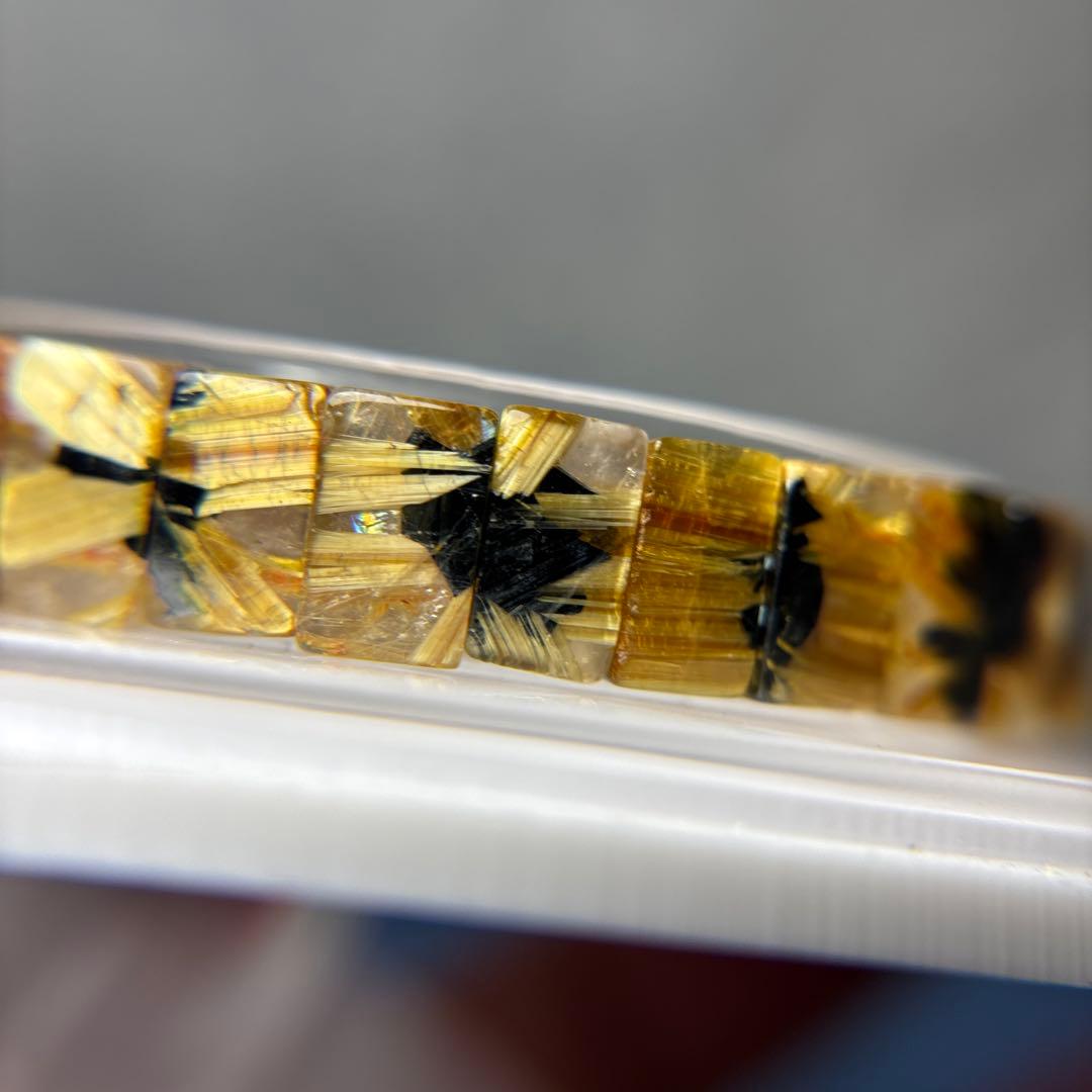 太陽放射ルチル　バングル　3-21