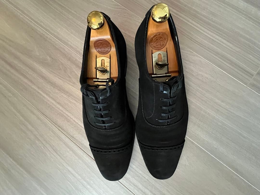 6Ｄクロケット＆ジョーンズ　BELGRAVE 黒スエード　ダイナイトソール