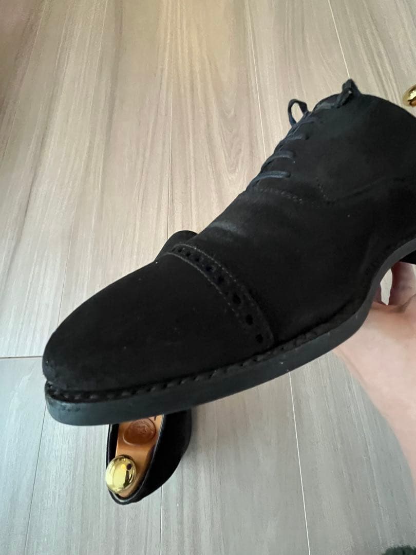 6Ｄクロケット＆ジョーンズ　BELGRAVE 黒スエード　ダイナイトソール