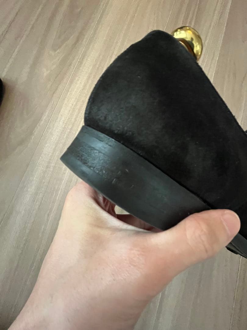 6Ｄクロケット＆ジョーンズ　BELGRAVE 黒スエード　ダイナイトソール