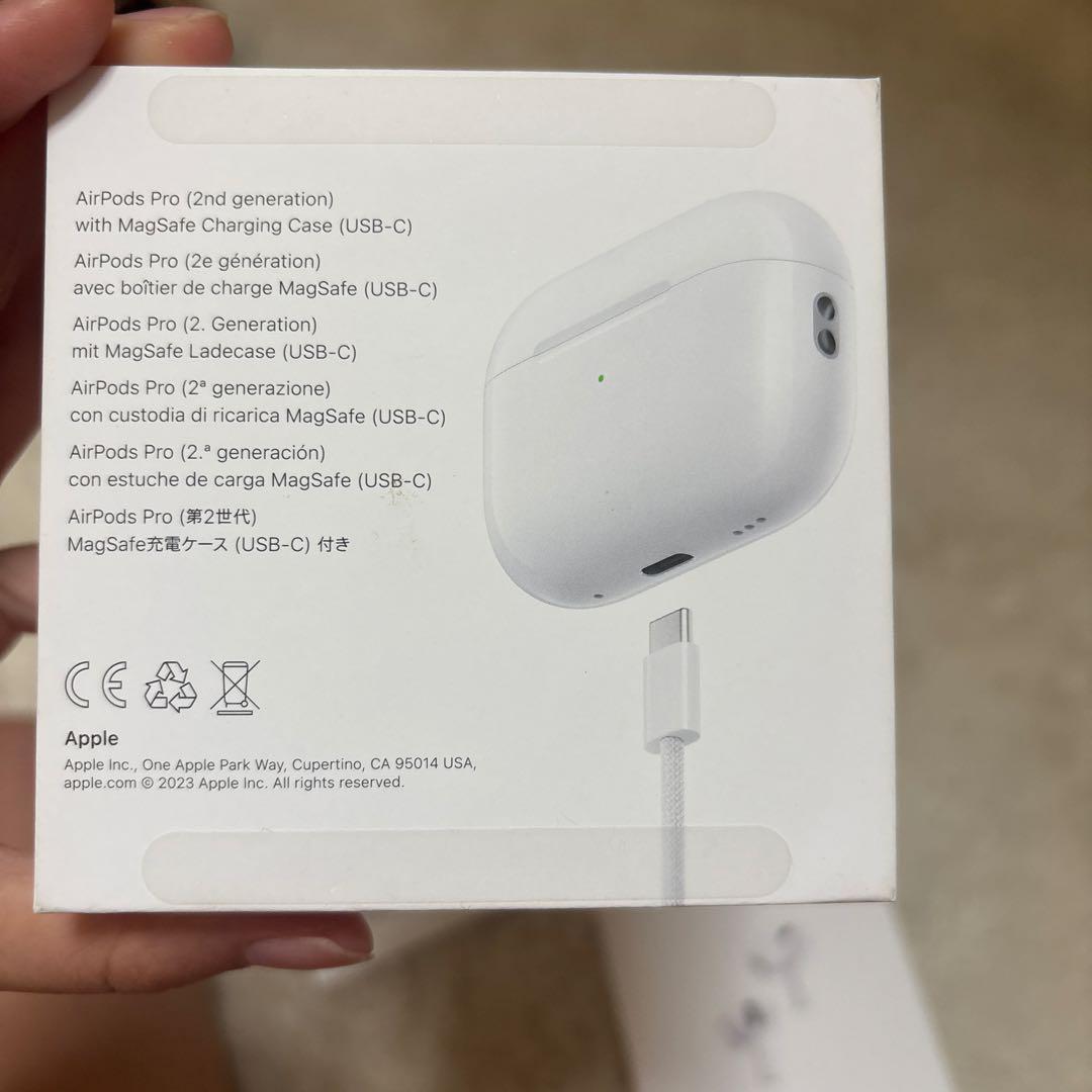 AirPods pro 第2世代本体のみ ホワイト 外箱付き