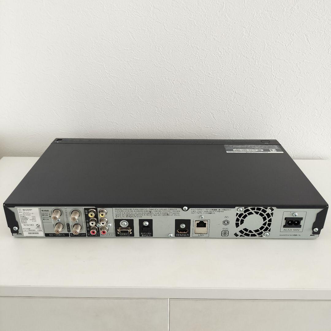 SHARP ブルーレイレコーダー BD-S520 リモコン付き