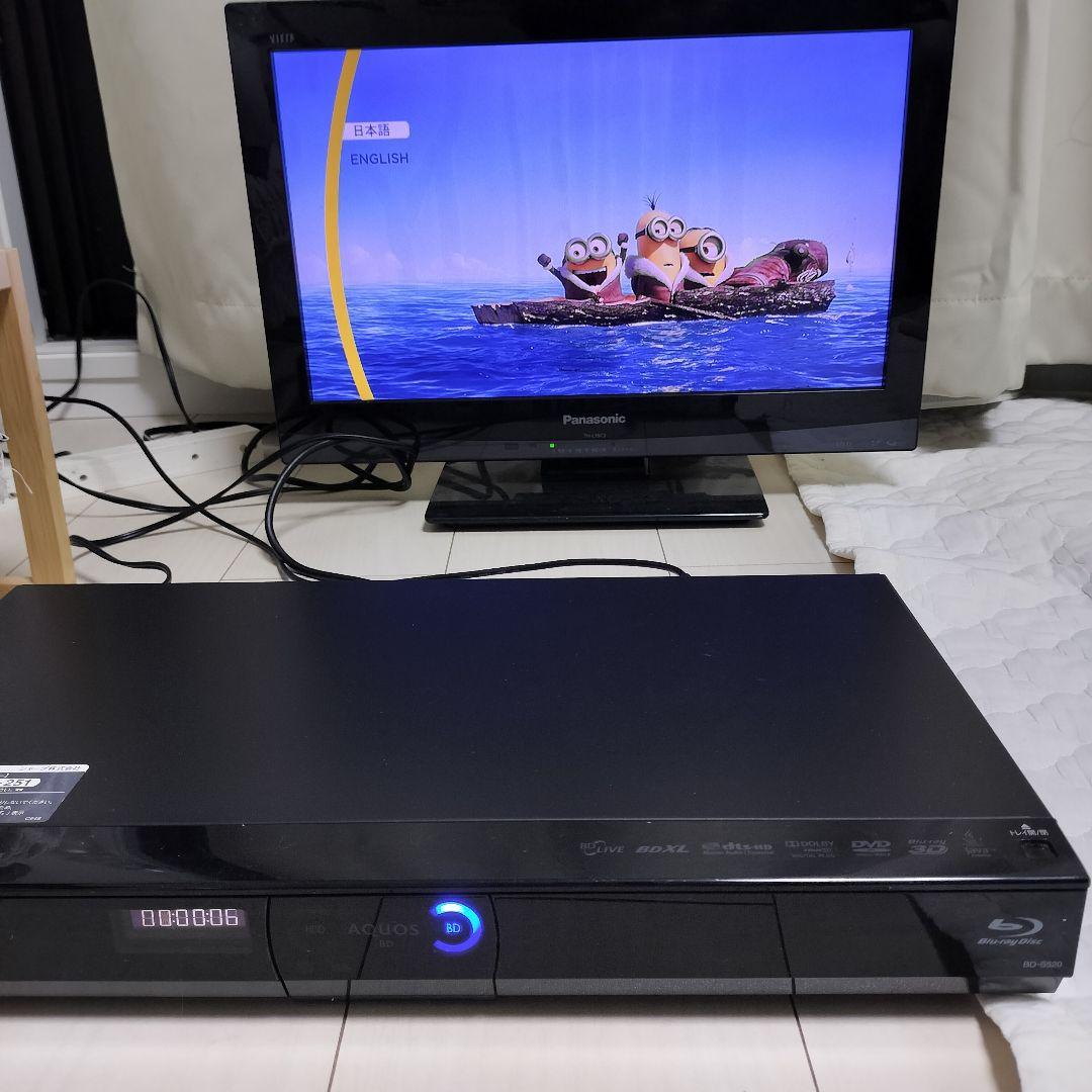 SHARP ブルーレイレコーダー BD-S520 リモコン付き