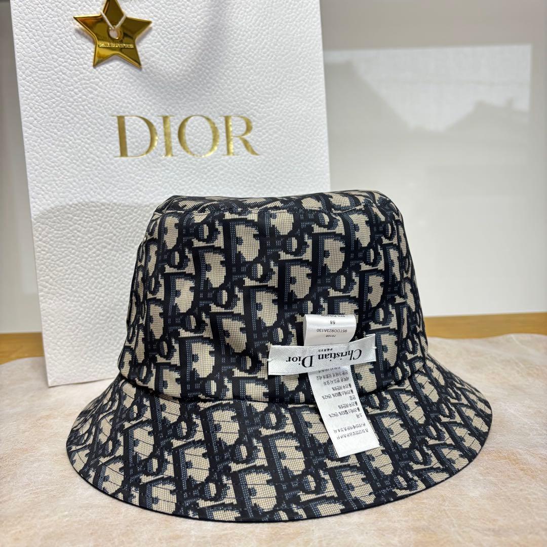 Christian Dior　ボブハット　リバーシブル　58サイズ