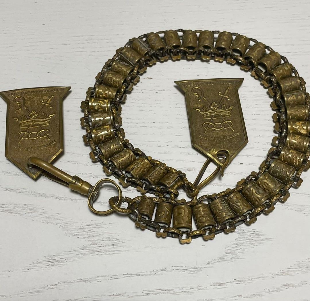 1900s フリーメイソン　テンプル騎士団　ソードチェーン　ロングタイプ