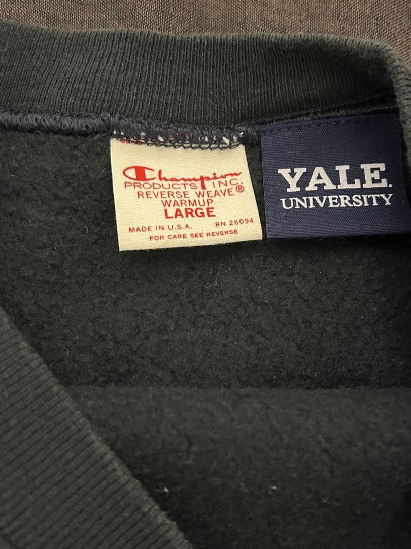 Champion リバースウィーブ スウェット YALE サイズL 値下げ可