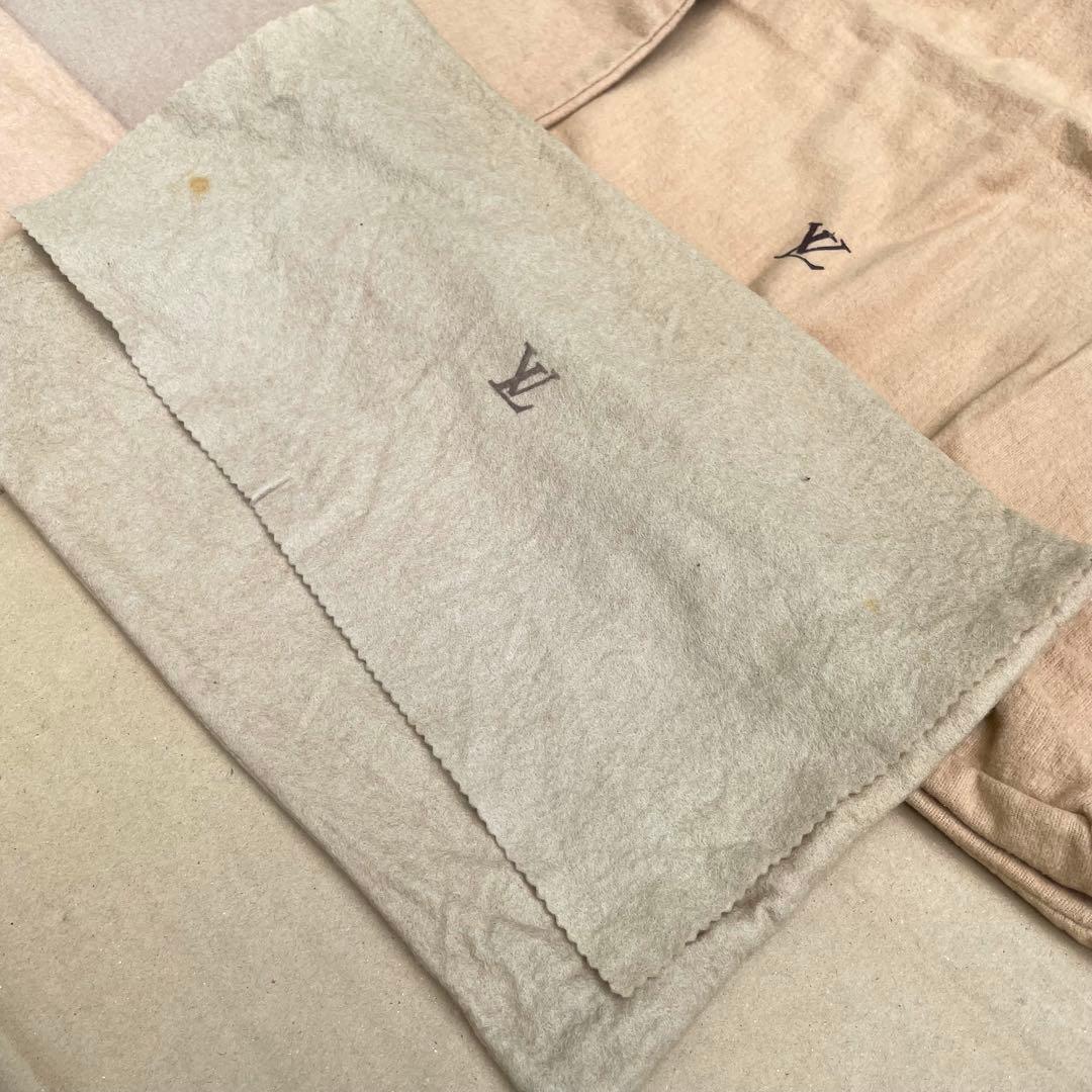 LOUIS VUITTON ルイヴィトン 保存袋 巾着 ロゴ ブラウン 50枚