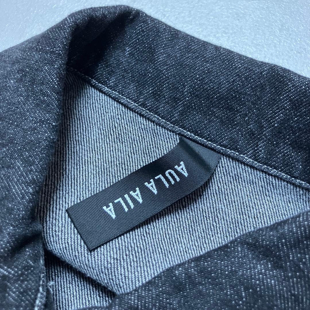 AULA AILA ツイードミックスデニムジャケット 0