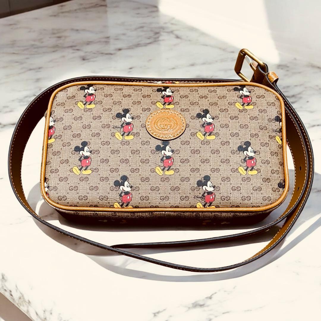 GUCCI グッチ ディズニー コラボ ミッキー ベルトバッグ ボディバッグ
