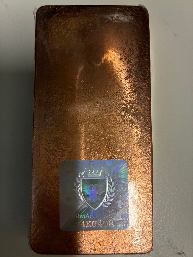 ⭐︎美品　GERMANIA MINT 999.9 純銅バー 1000g