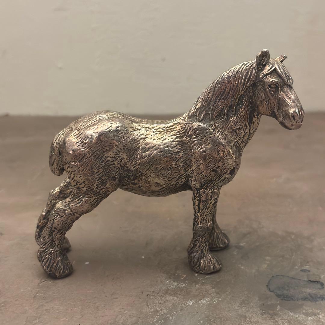 輓馬　馬　シャイヤー　クライスデール　アンティーク　イギリス製　オブジェ