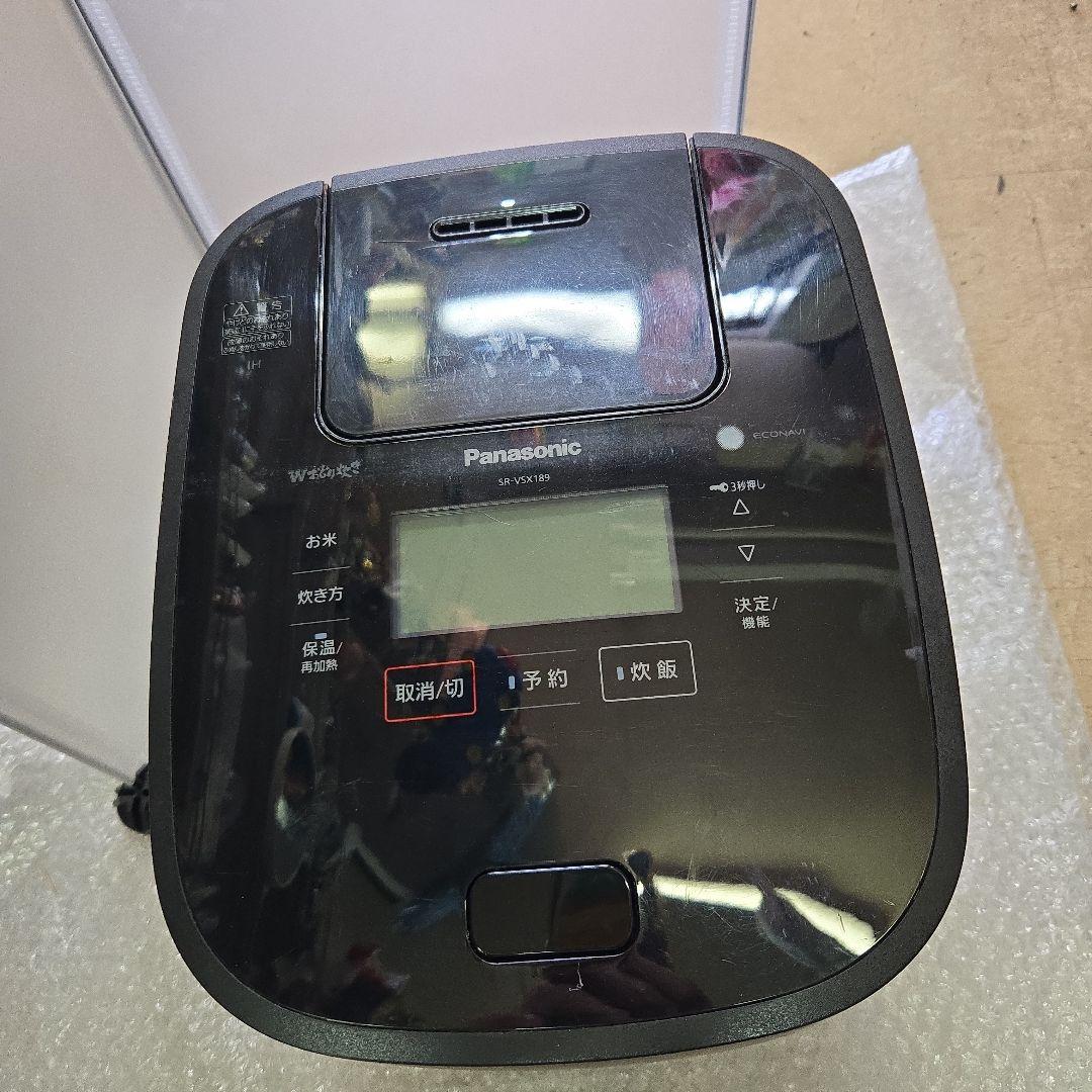 Panasonic SR-VSX189　ブラック 炊飯器 2019年製 1升炊き