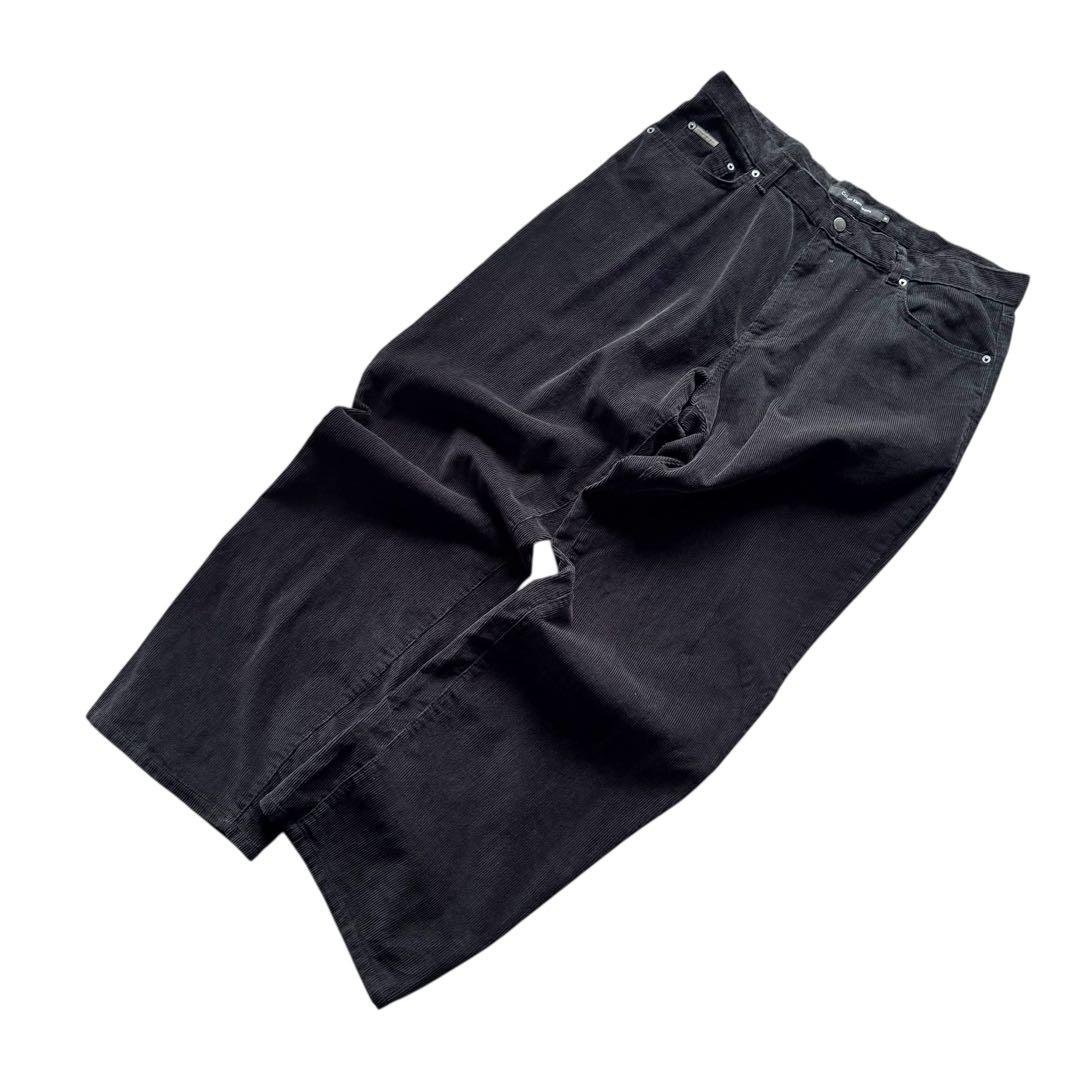 カルバンクラインジーンズ コーデュロイパンツ 黒 ワイドシルエット ビンテージ