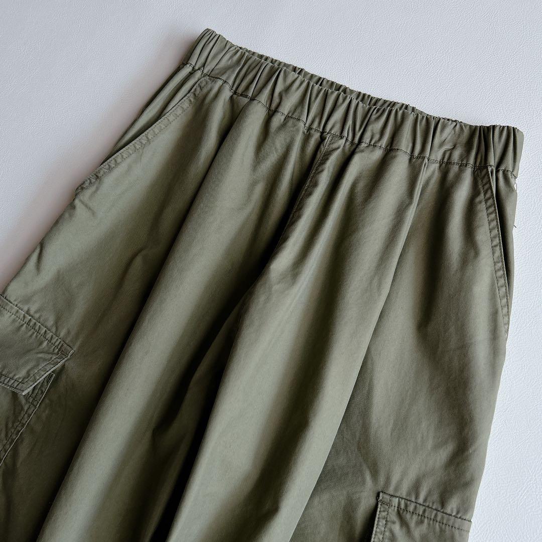 りぇ/ NUMBER18 ohako ⿻ ルーズ カーゴパンツ 春 カーキ