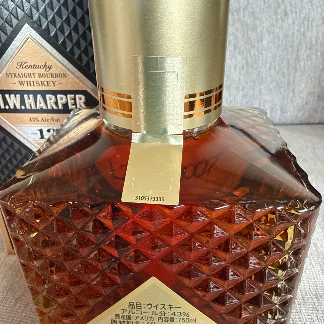 【未開封新品】I.W. HARPER 12年 バーボンウイスキー