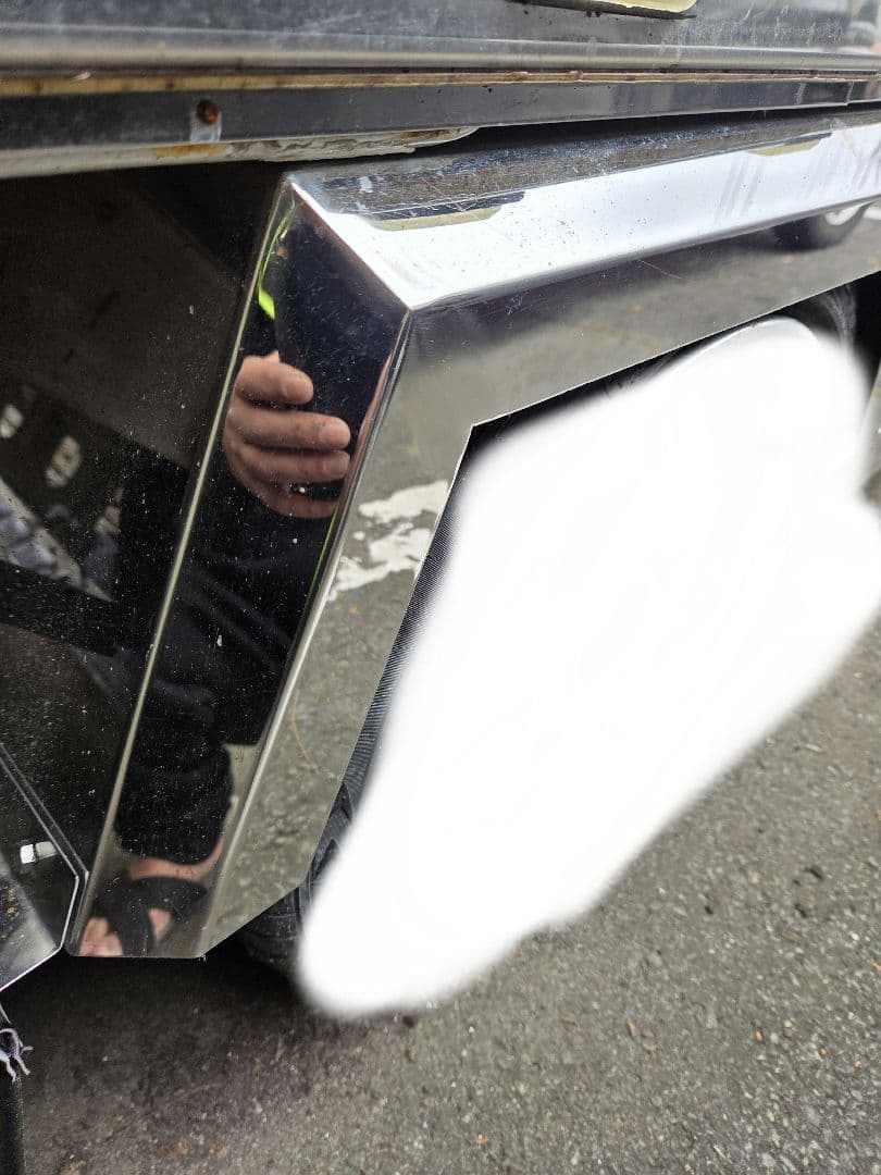 軽デコトラ　フェンダー　ステンレス