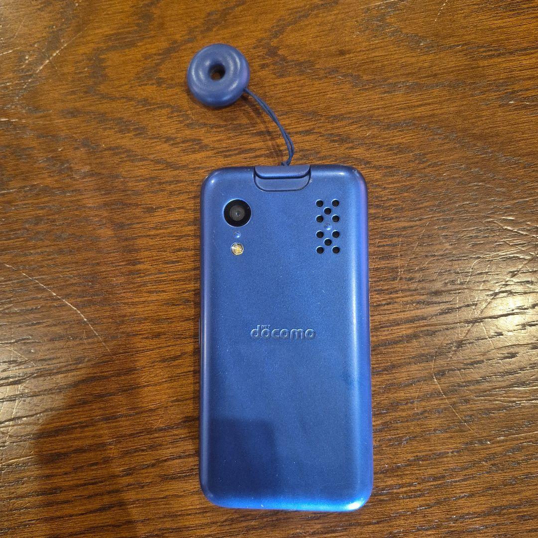 docomo キッズ携帯 青色 本体