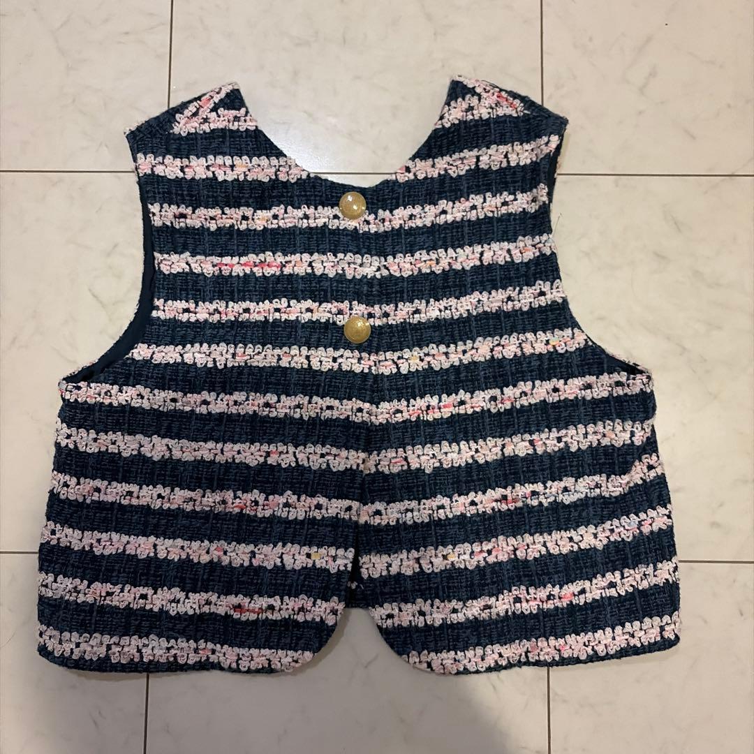 TOMORROWLANDcollection フルールボーダー フロンタブルジレ