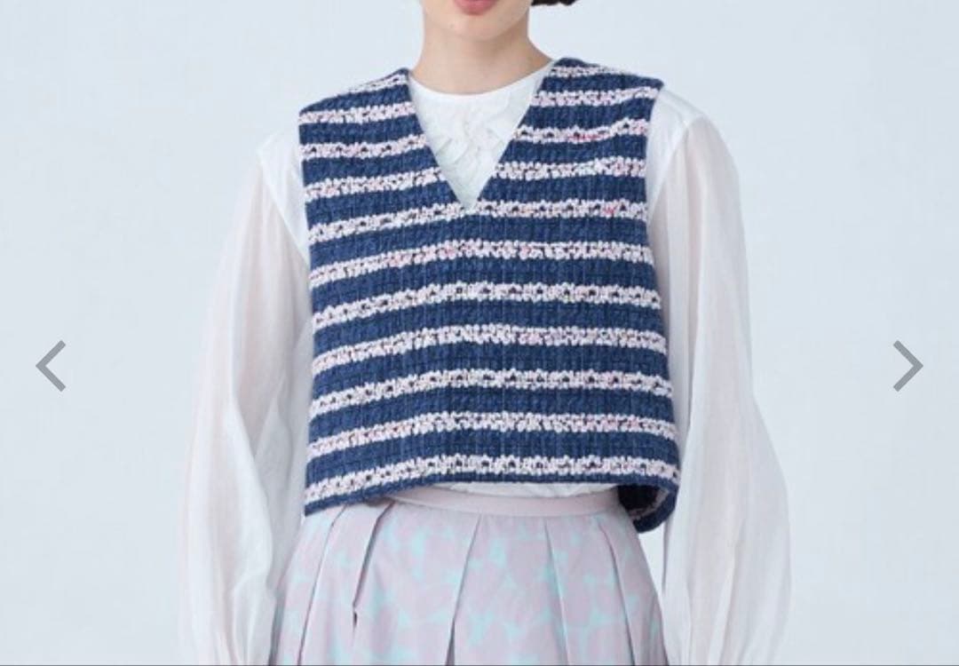 TOMORROWLANDcollection フルールボーダー フロンタブルジレ