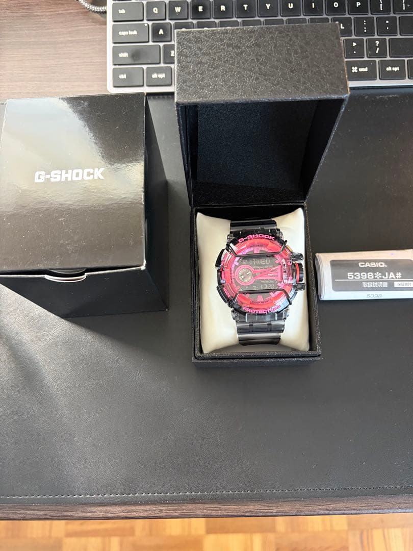 G-SHOCK GA-400SK-1A4JF 特注ブラックバンパー付き