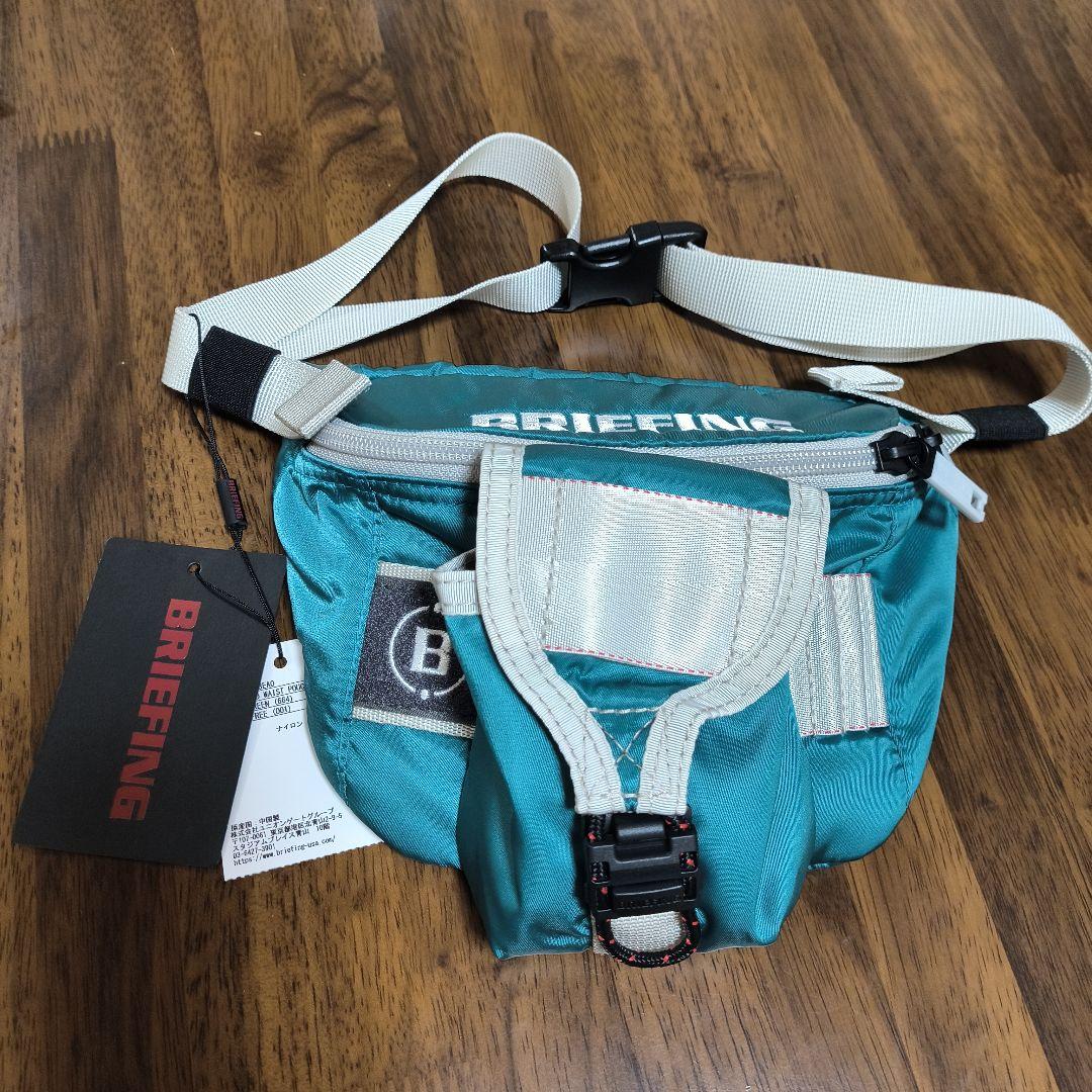 ブリーフィング　ゴルフ　ウエストポーチ　ボディバック　Pグリーン エコツイル