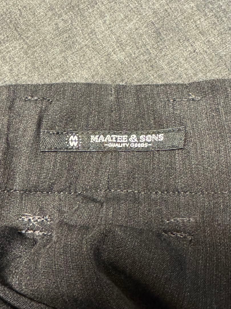 maatee&sons 25SS 俺のサマーウール 無双トラウザーズ