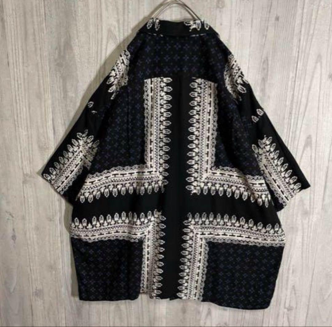 最安値☆クーティー美品☆名作レーヨンアロハシャツ