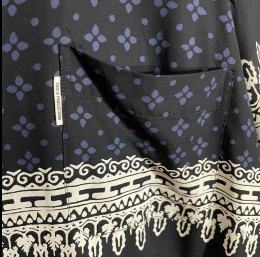 最安値☆クーティー美品☆名作レーヨンアロハシャツ