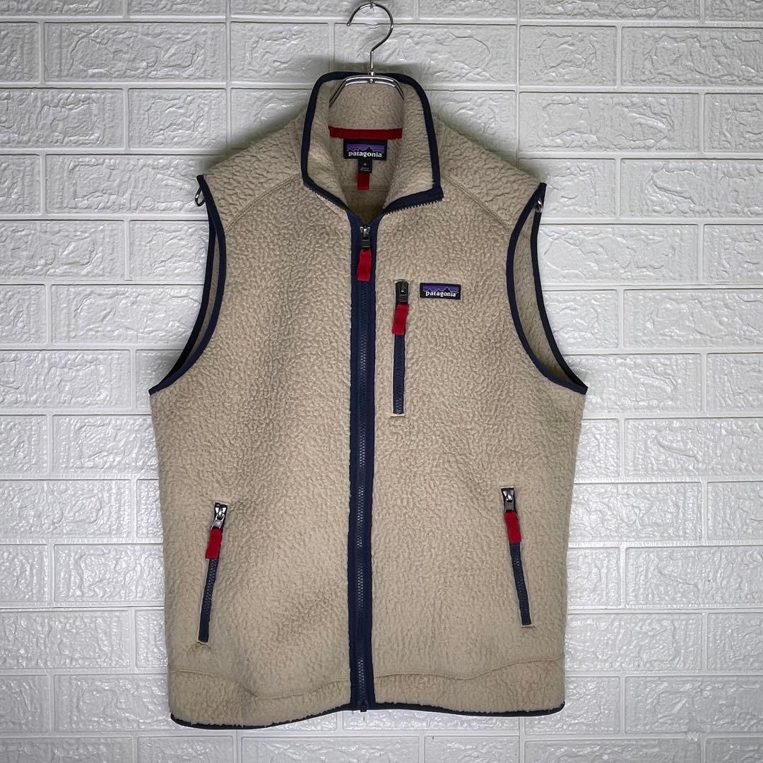 【24時間以内　匿名発送】パタゴニア　レトロパイルベスト　アイボリー　Mサイズ