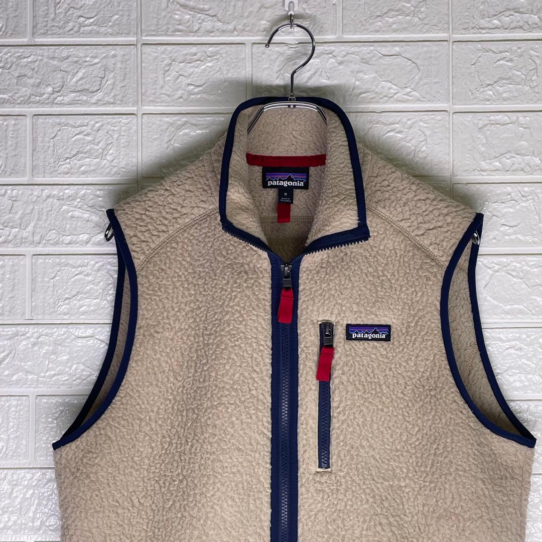 【24時間以内　匿名発送】パタゴニア　レトロパイルベスト　アイボリー　Mサイズ