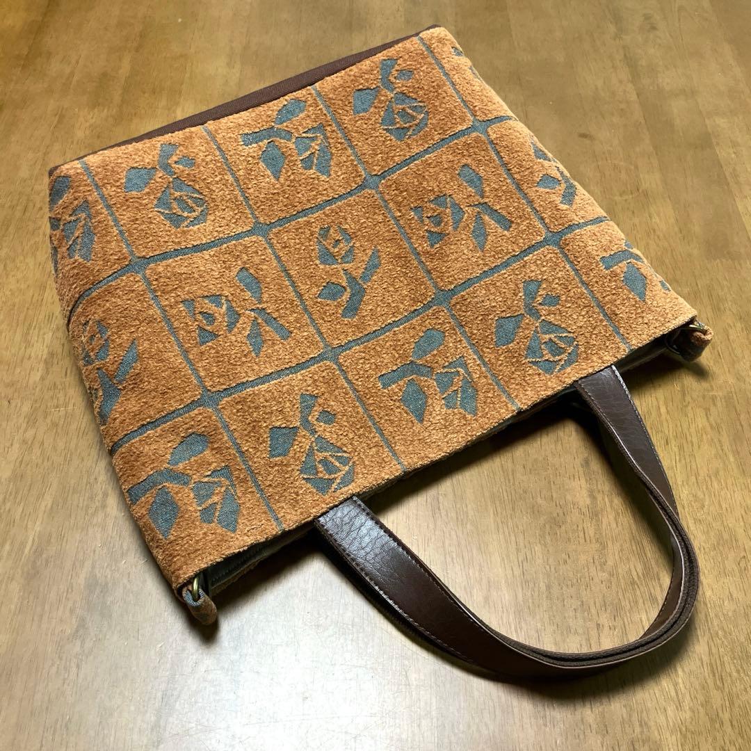 ミナペルホネン Lulu/ large(ブラウン)⚮ 2wayトートバッグ