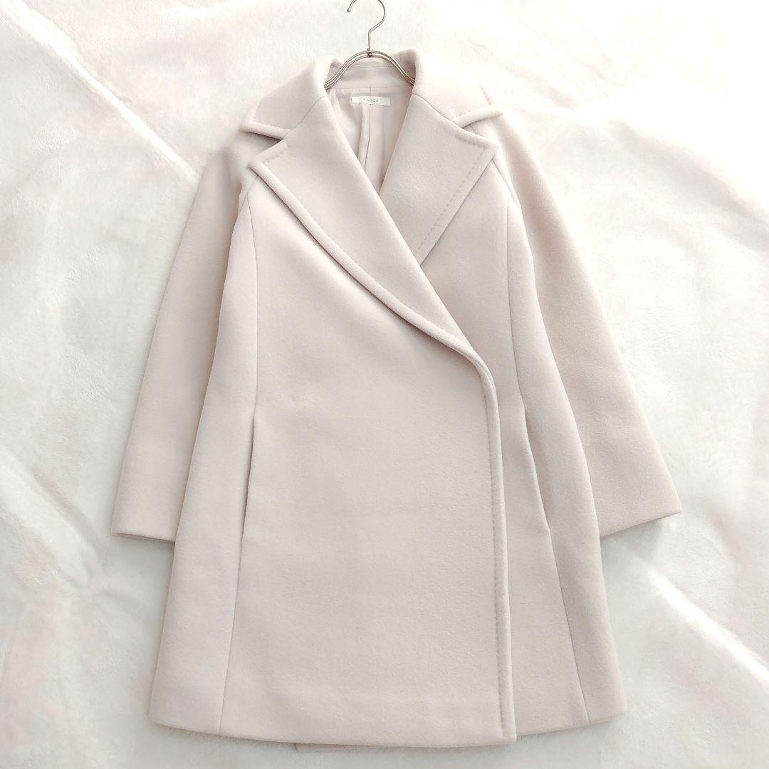 美品✨EPOCA エポカ チェスターコート ミドルコート アイボリー 38