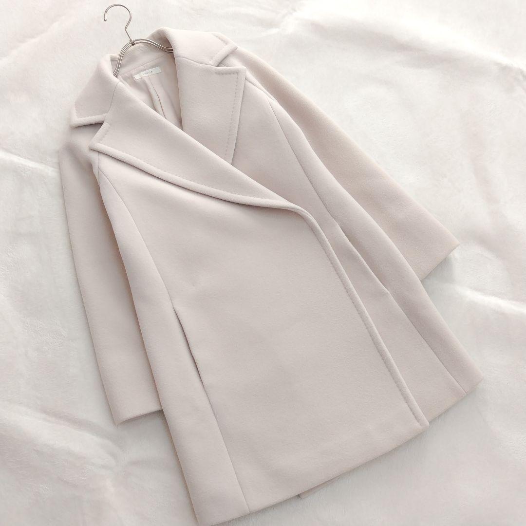 美品✨EPOCA エポカ チェスターコート ミドルコート アイボリー 38