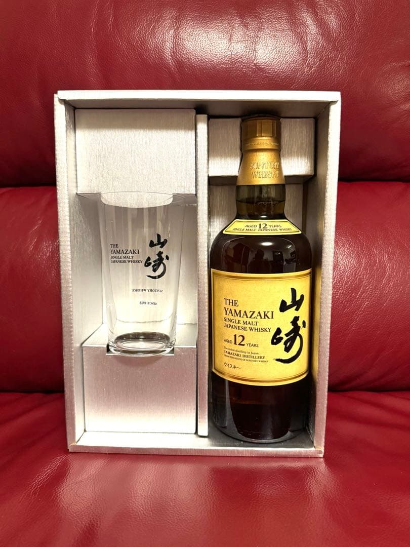 山崎 12年 シングルモルトウイスキー 700ml ハイボール 酒 ギフトセット