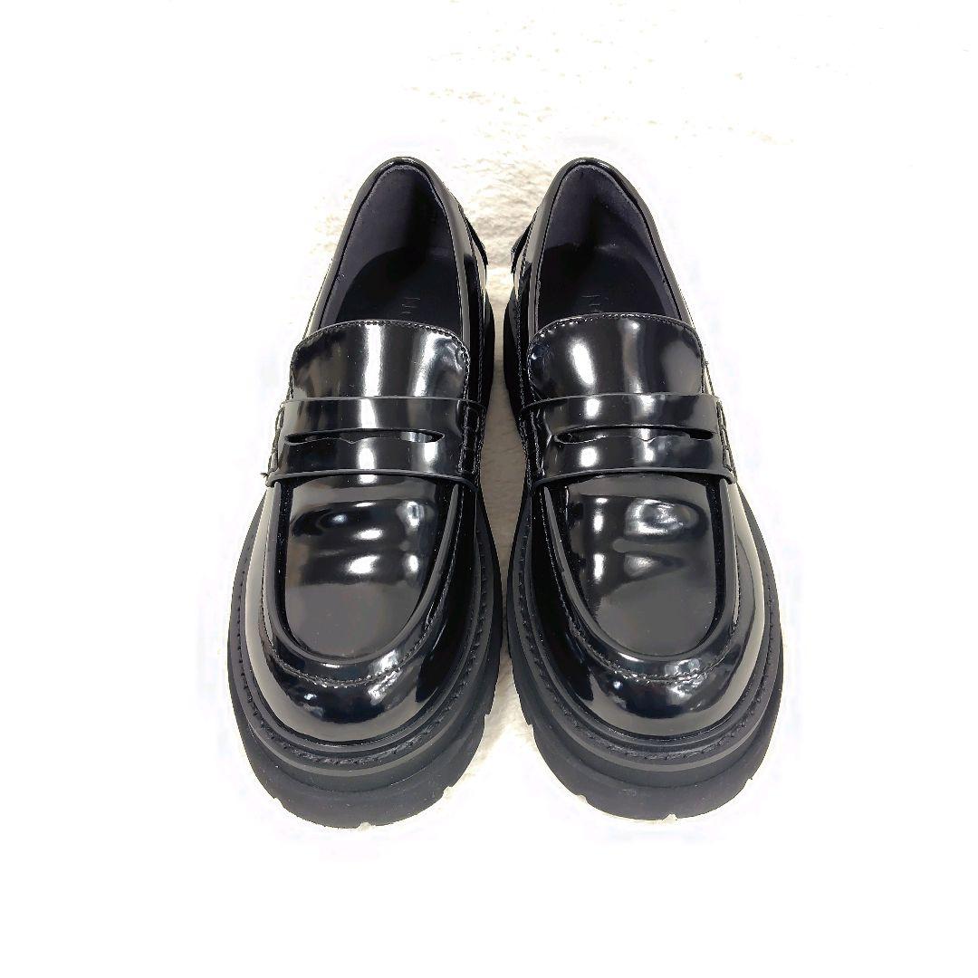 極美品　2024 ルタロン アツゾコモールドローファー 23.5cm ブラック