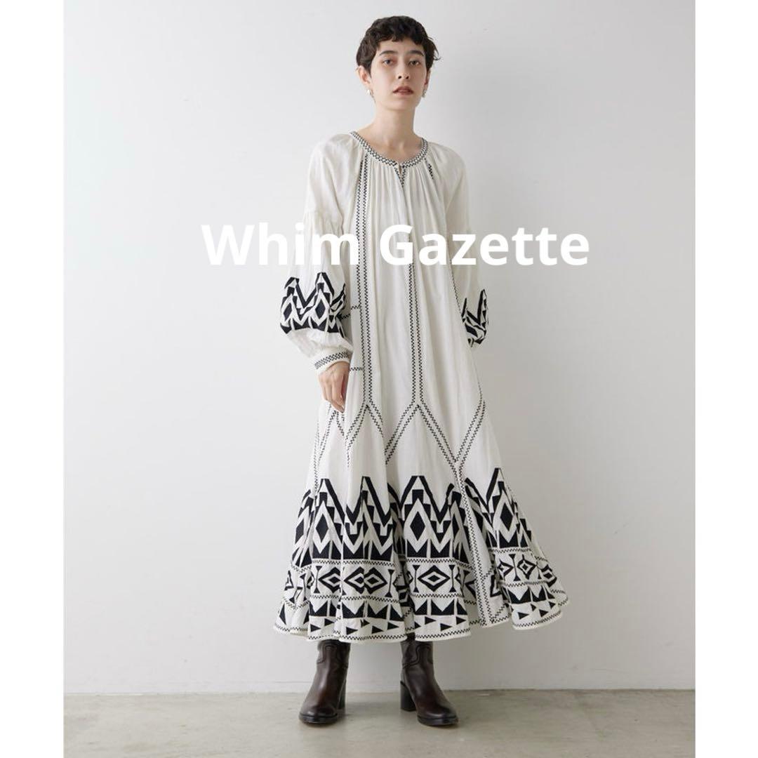 24A/W 完売 Whim Gazette エンブロイダリーワンピース