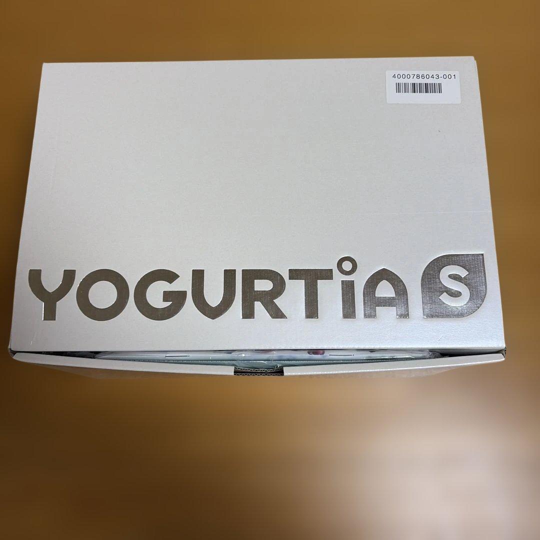 【新品未使用】TANICA ヨーグルティアS ガラスセット ホワイト