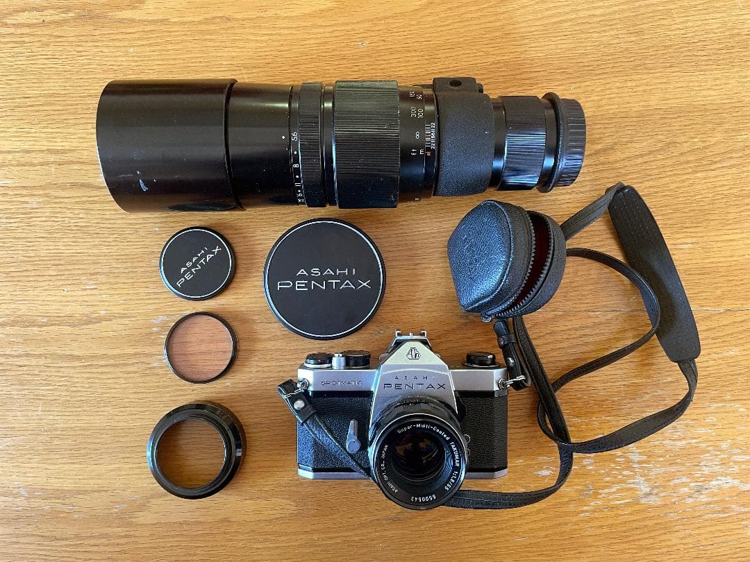 ASAHI PENTAX　レンズ 55mm/F1.8 400mm/F5.6