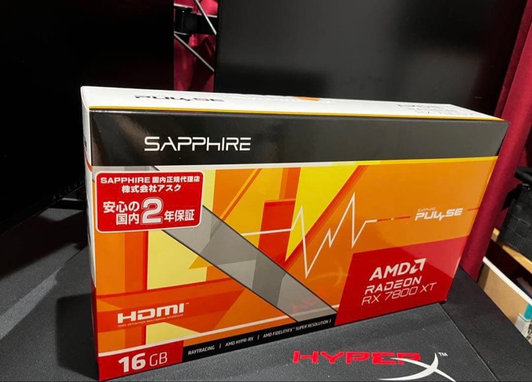 【美品】SAPPHIRE PULSE Radeon RX 7800 XT